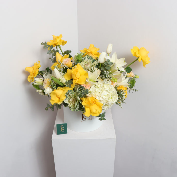 Yellow Flower Box Order  online 