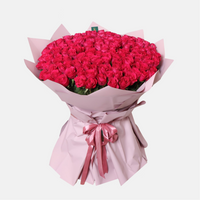 150 Fuchsia Roses Bouquet (100cm x 95cm)