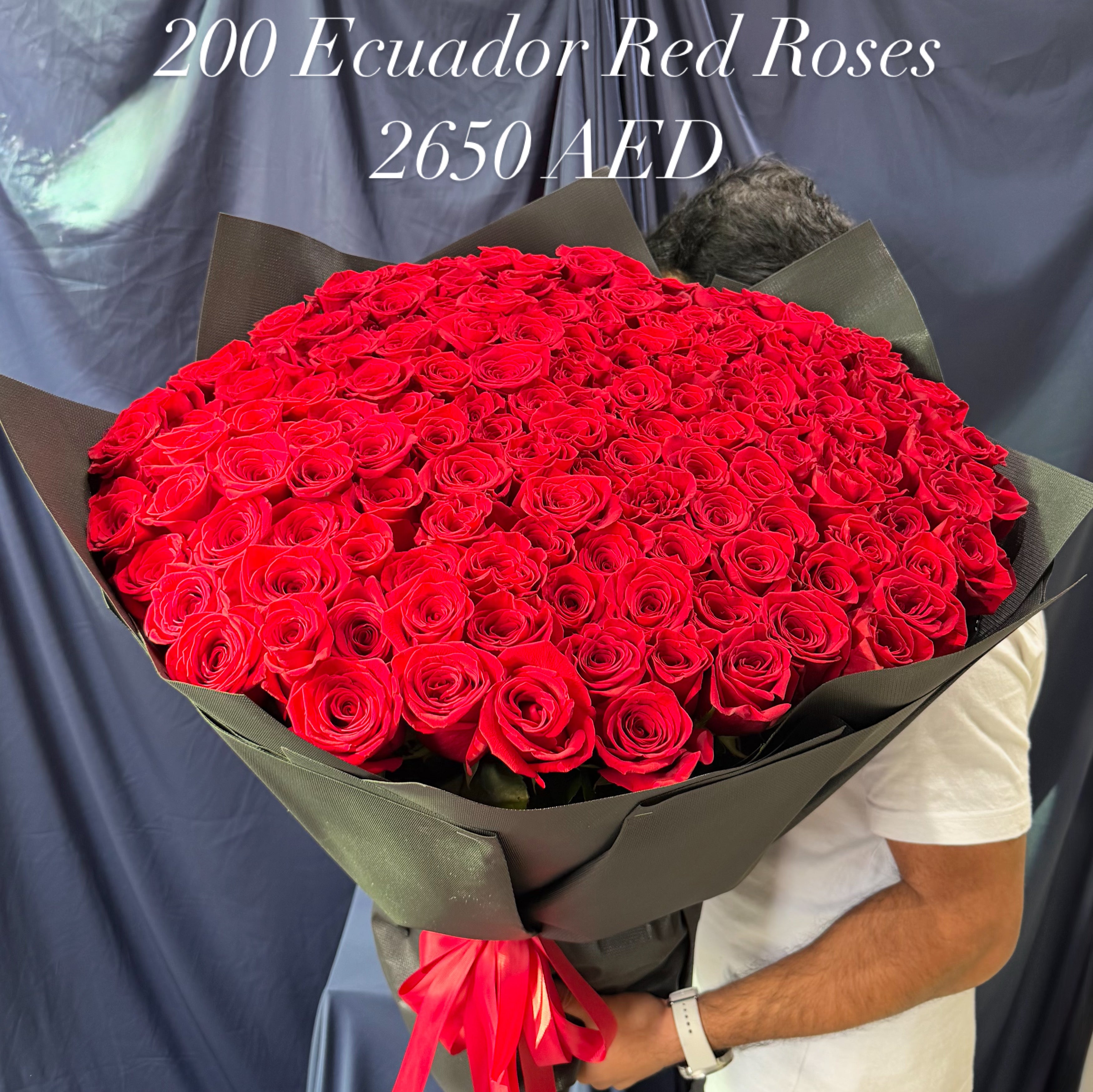 200 Ecuador Red Roses