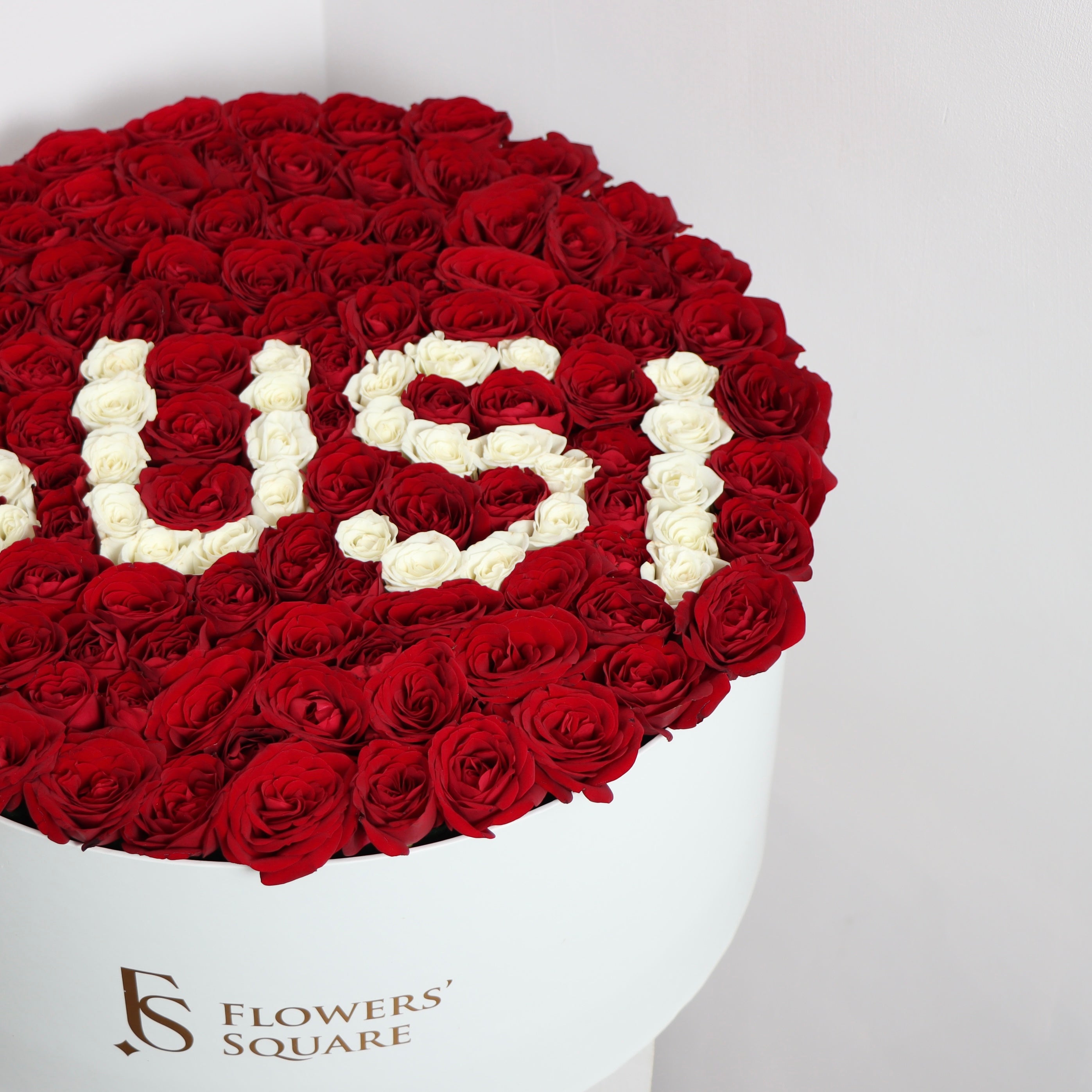 Name on Flower Box Roses(23cmx40cm)