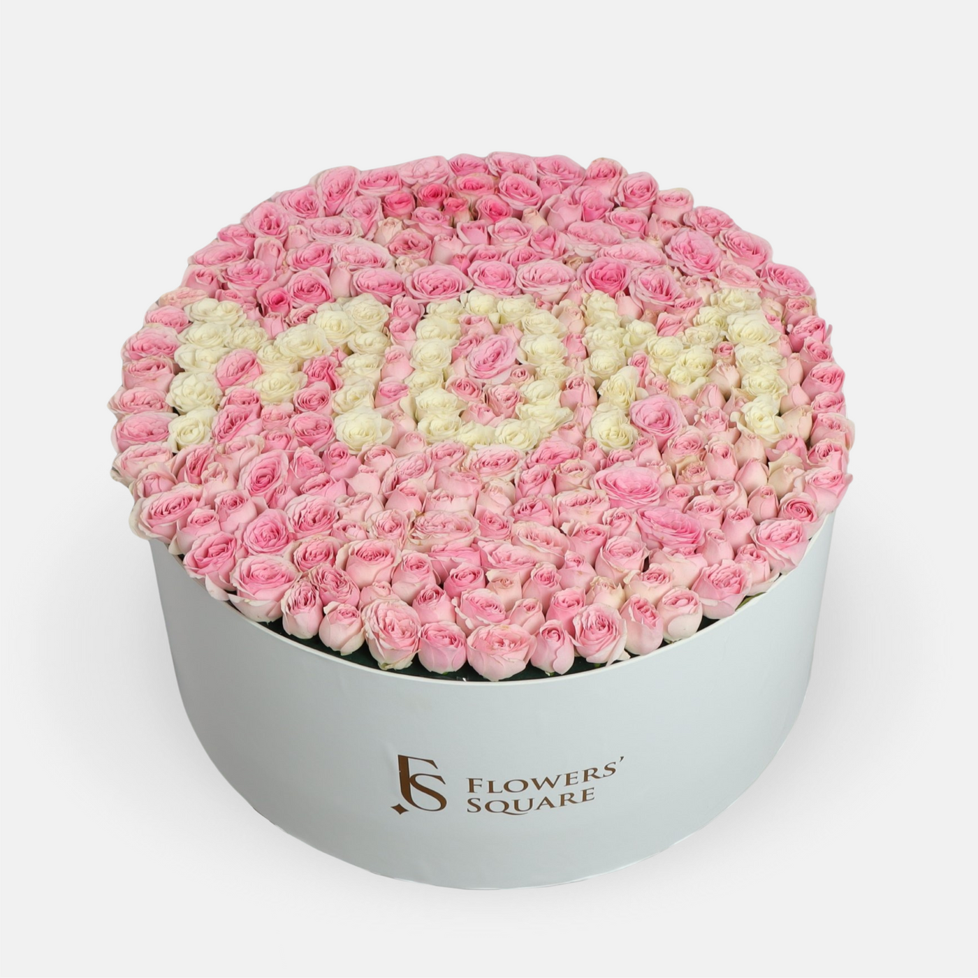 MOM Flower Box Pink and White(23cmx40cm)