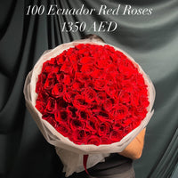 100 Red Ecuador Roses