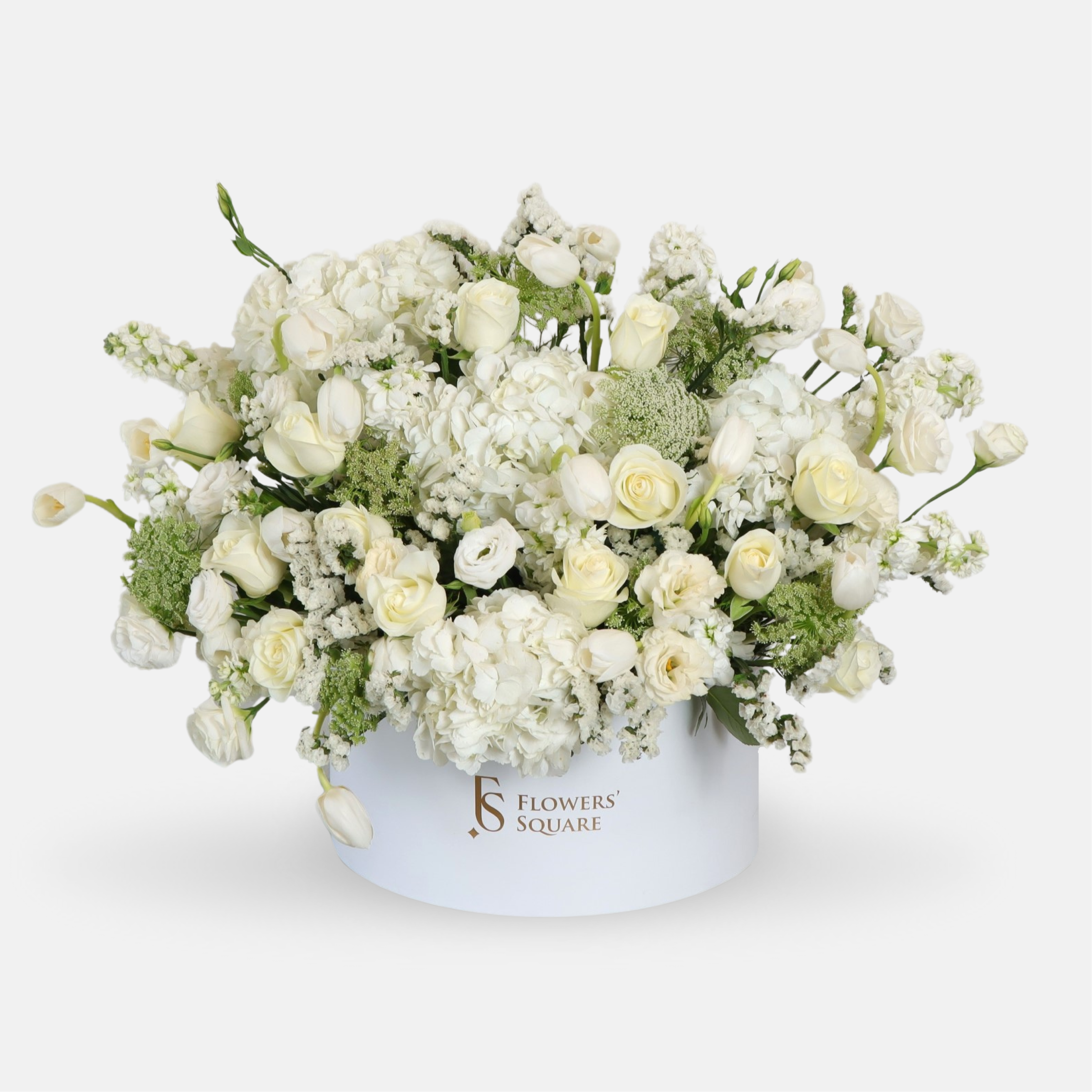 White Flower Mix Box(60cmx60cm)