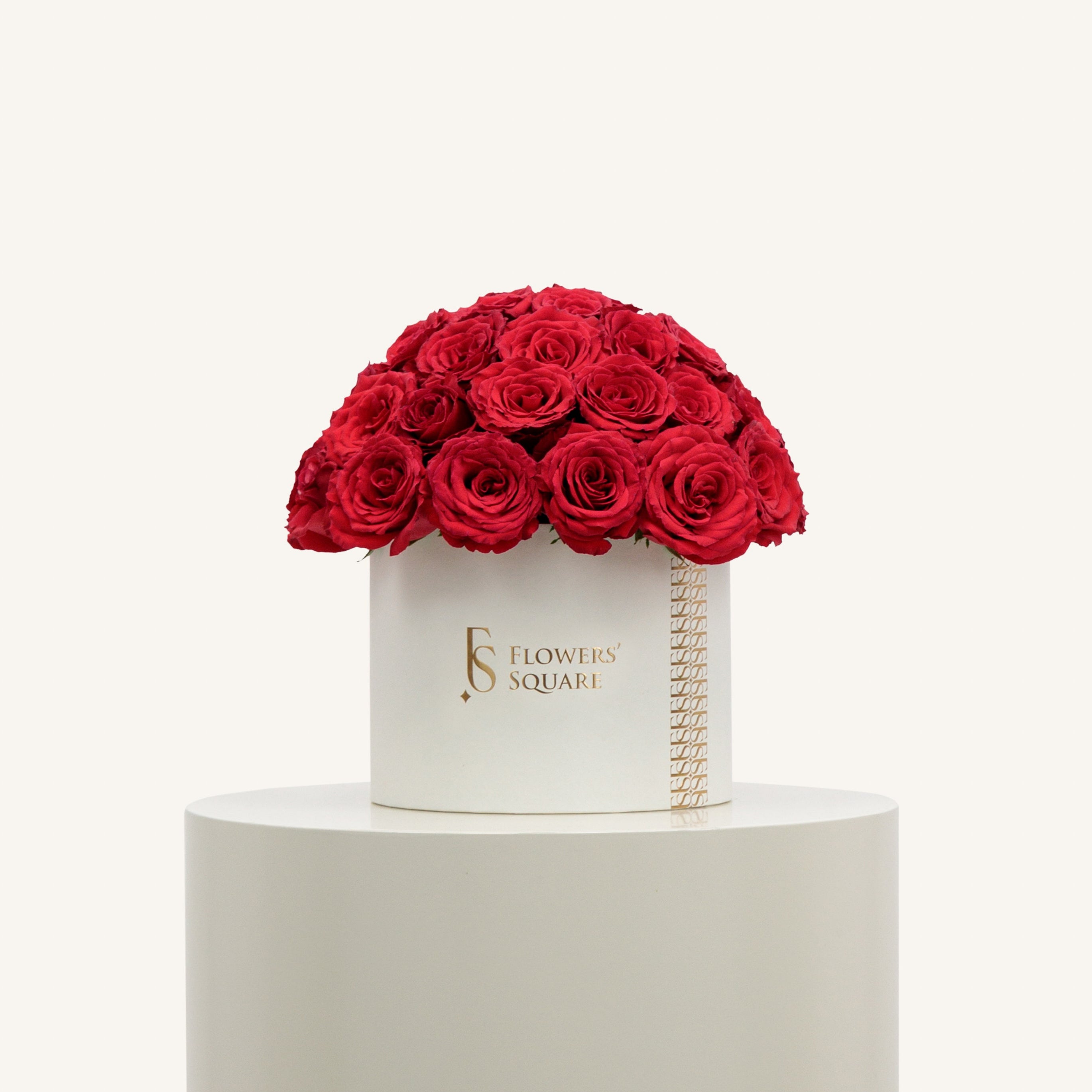 50 Red Roses Box Medium