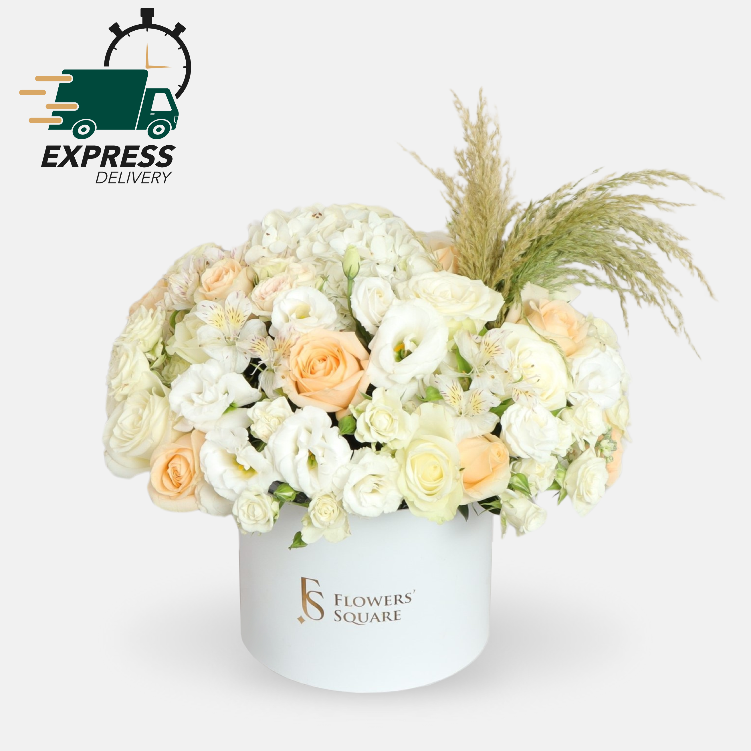 Blush Flower Box(40cmx40cm)