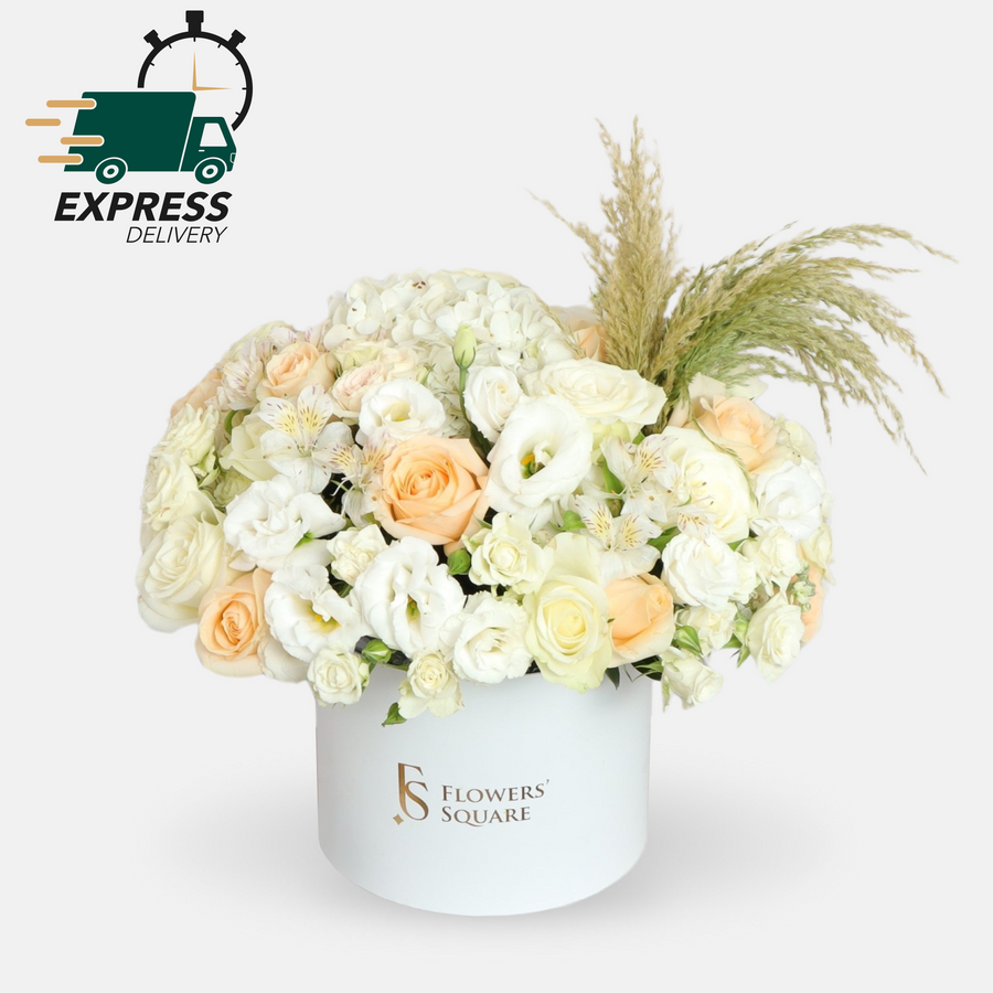 Blush Flower Box(40cmx40cm)