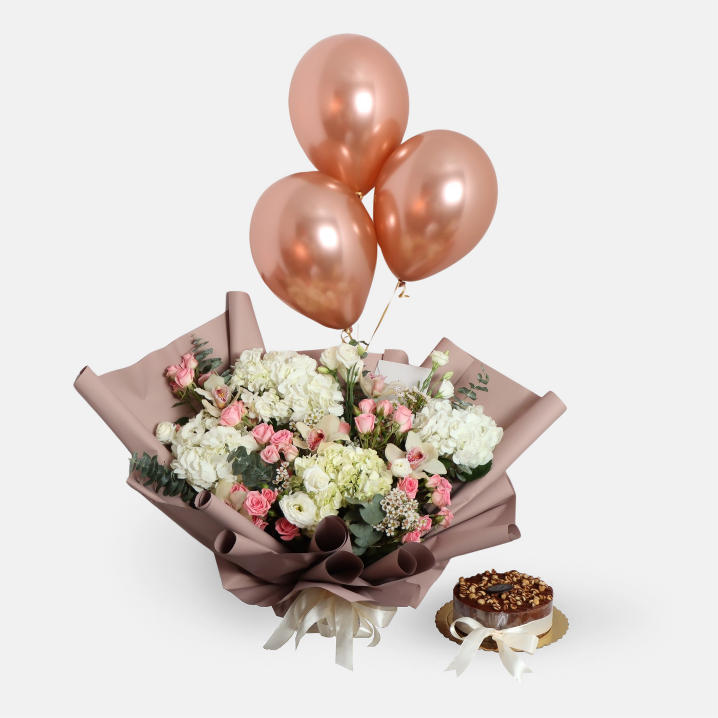 Bouquet, Cake and Balloons (65cmx80cm)