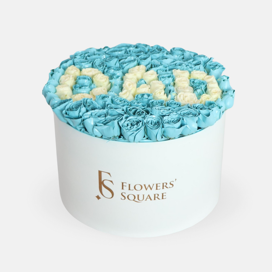 Father's Day Flower Box "DAD" (22Cmx25Cm)