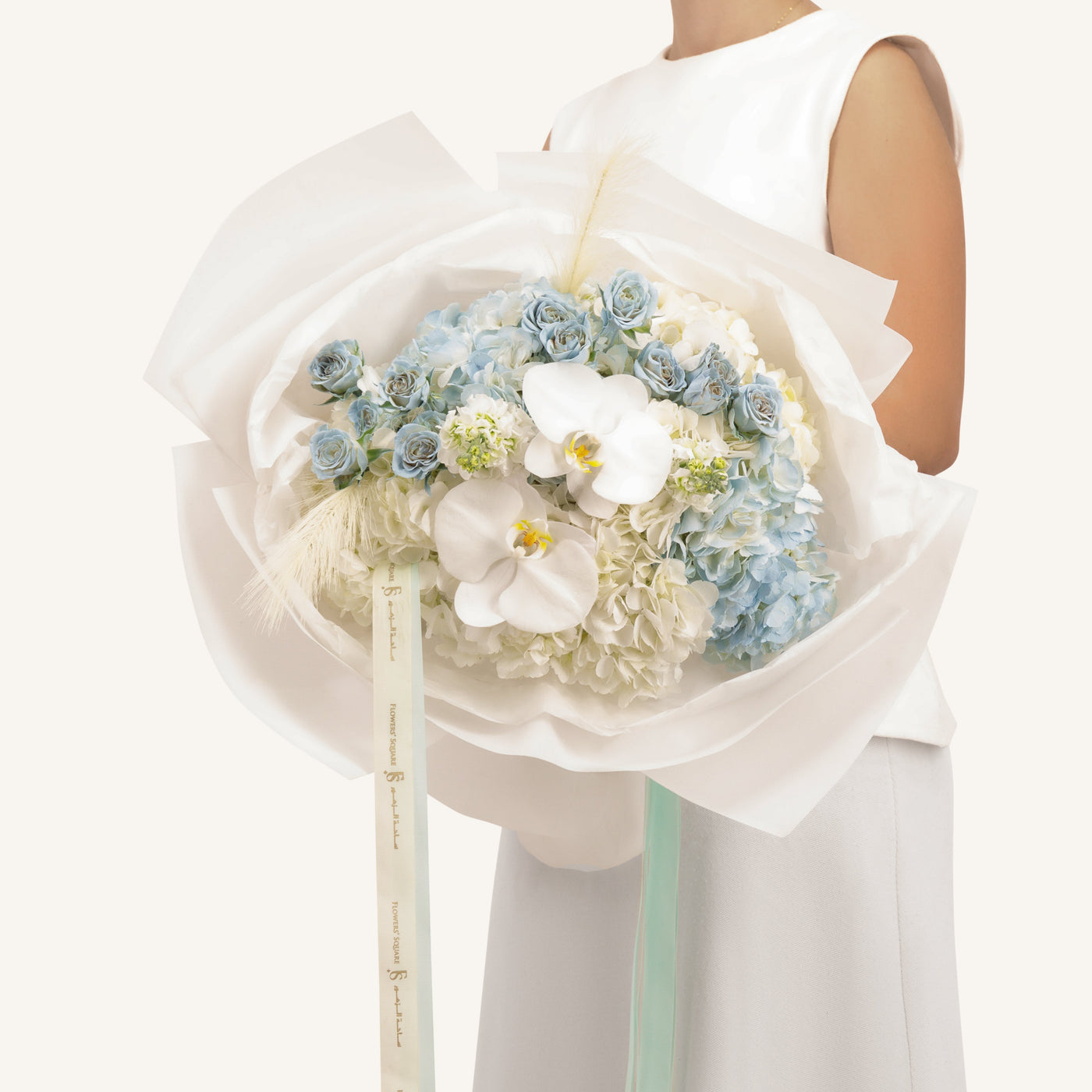 Modern Blue Plush Bouquet