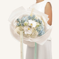 Modern Blue Plush Bouquet