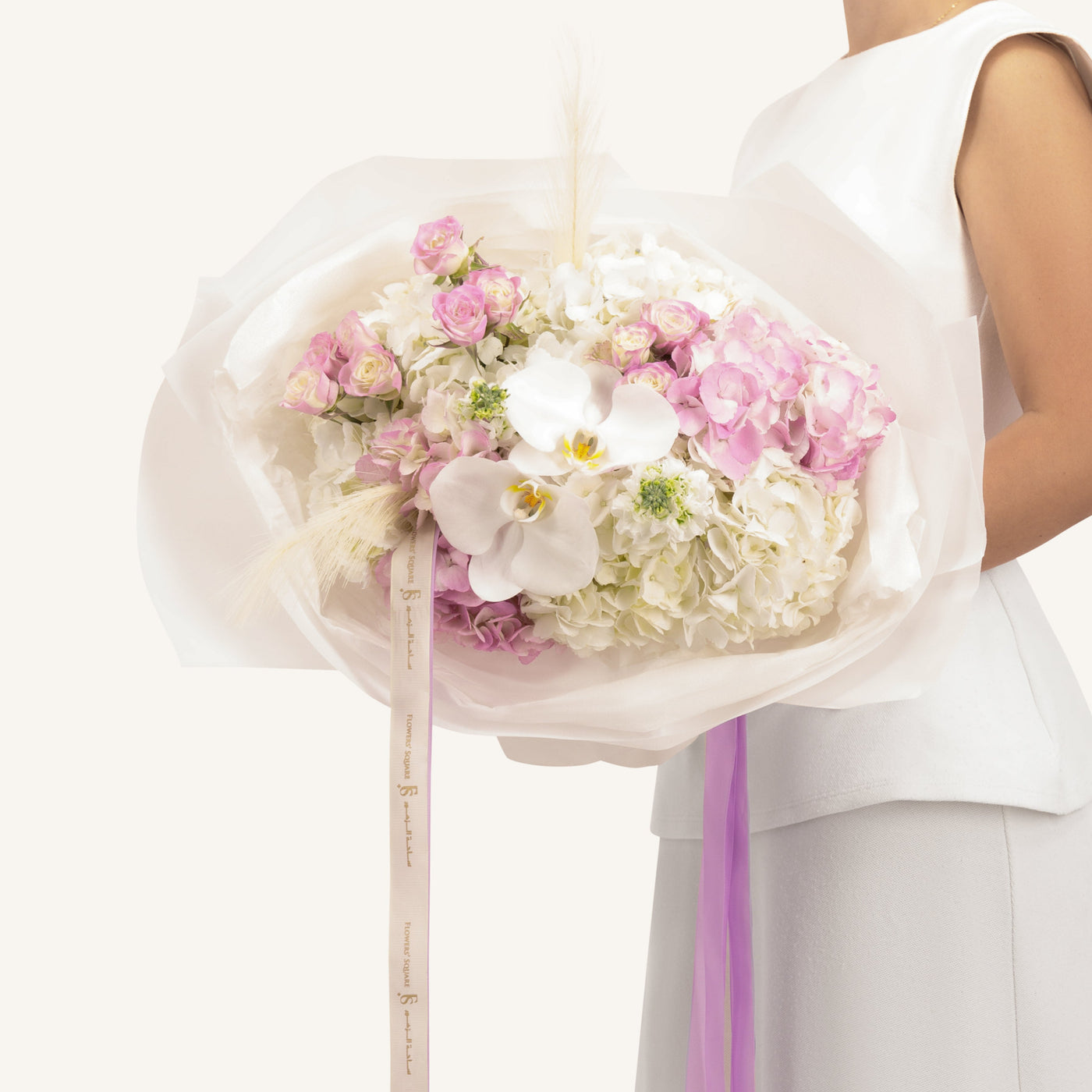 Modern Purple Plush Bouquet