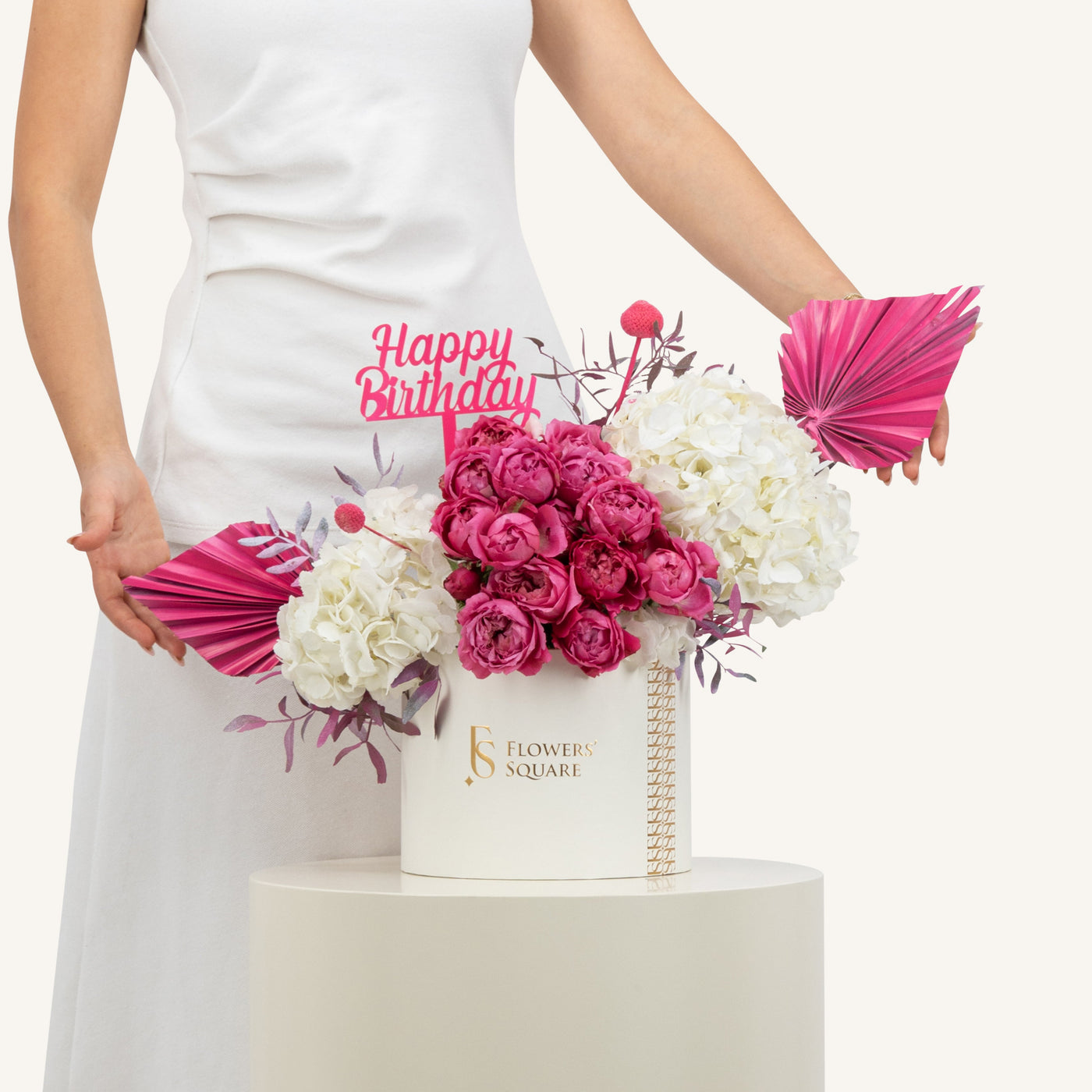 Happy Birthday Fuchsia Box