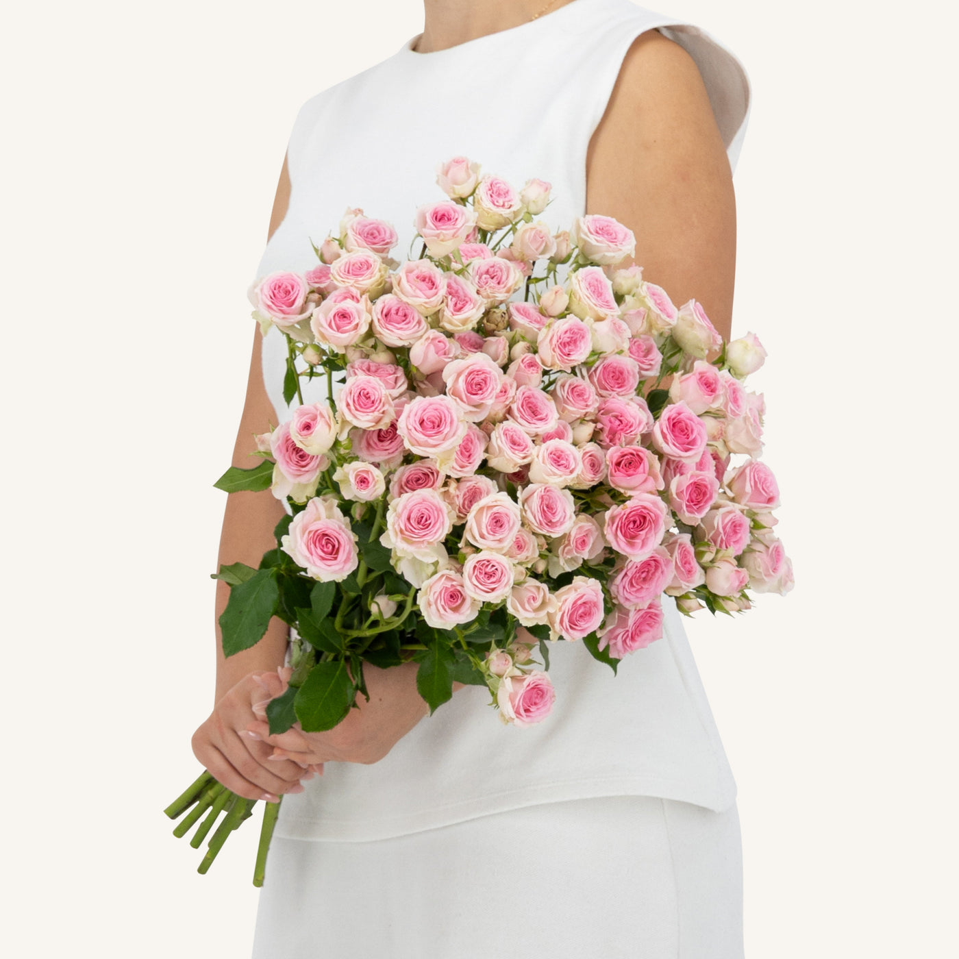 Pink Spray Roses Bunch