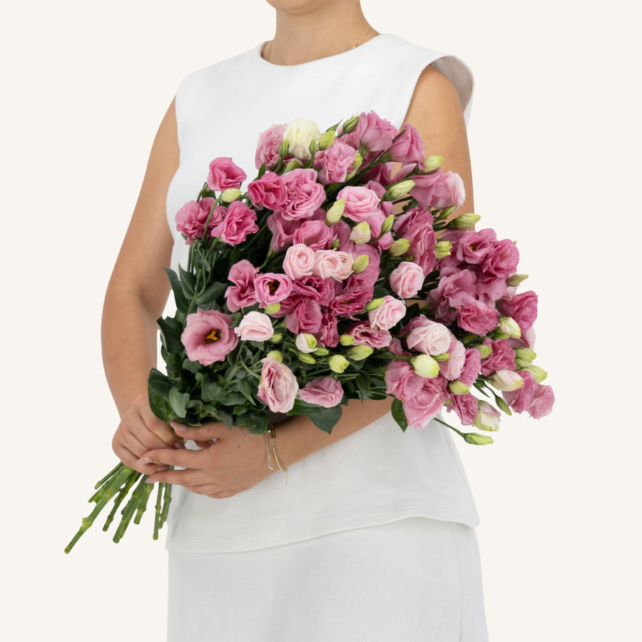 Pink Lisianthus Bunch