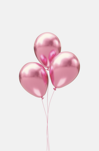 Helium Balloon Rose Gold 3 Pieces