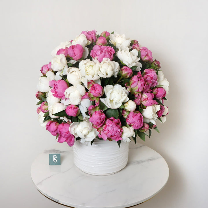 Order peonies bouquet in dubai price