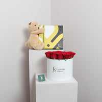 Patchi Teddy Rose Flower Box in Dubai