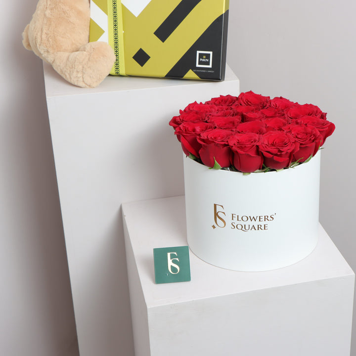 Patchi Teddy red Rose Box Buy Online