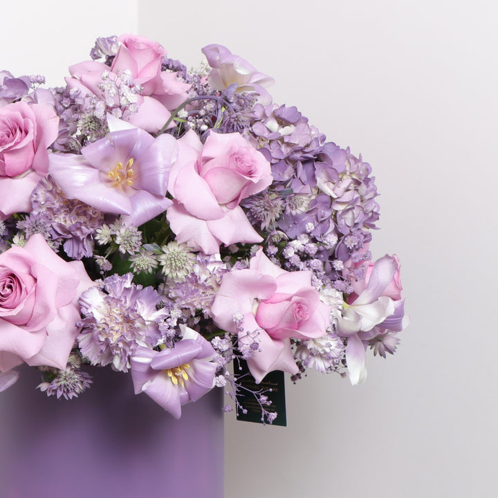 best gift for her purple flowers