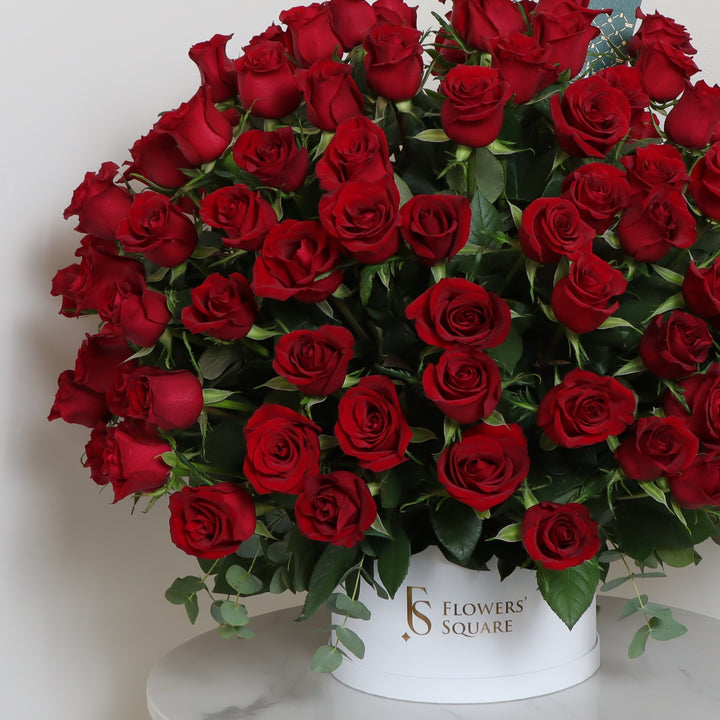 150 Red Roses Box Online