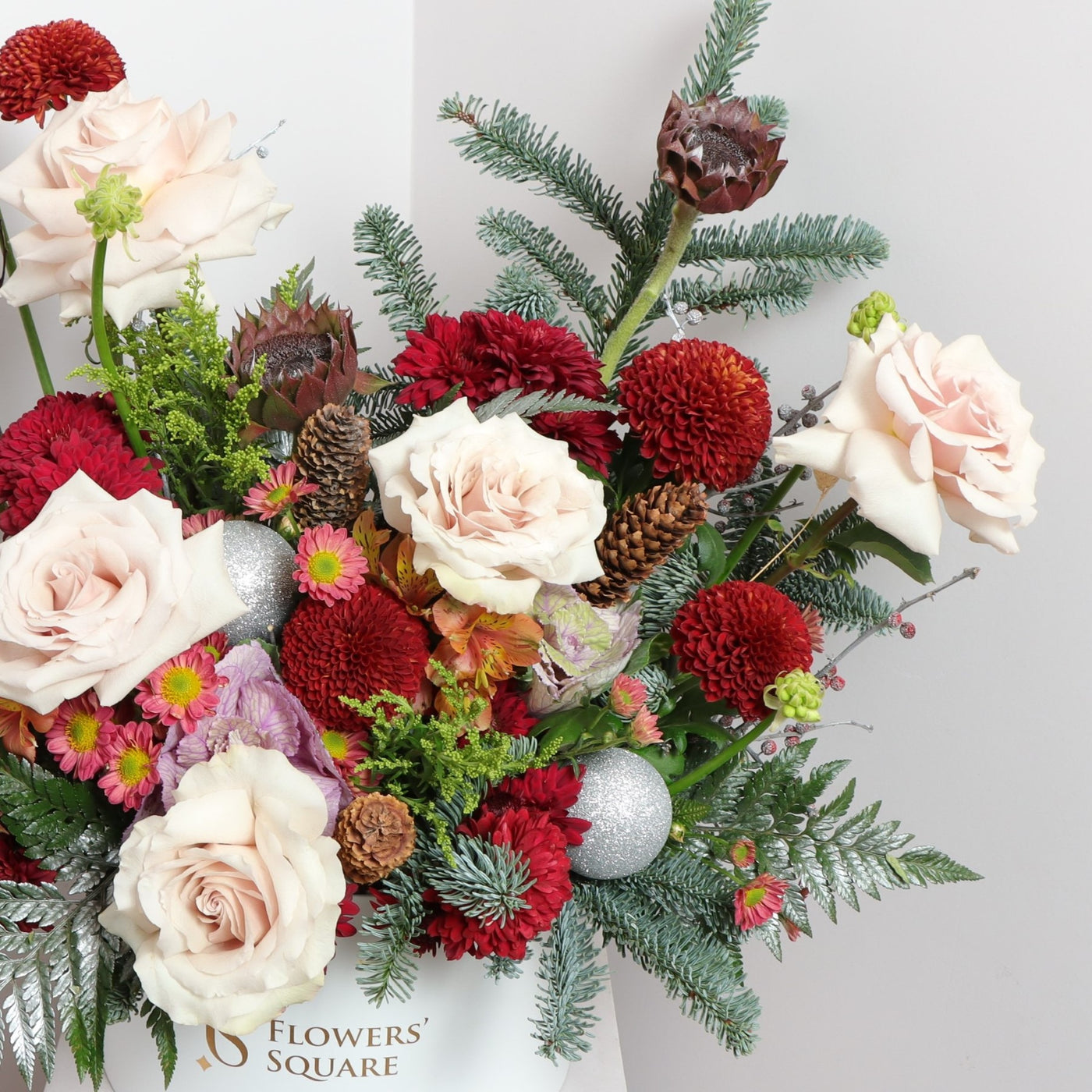 christmas flowers for her