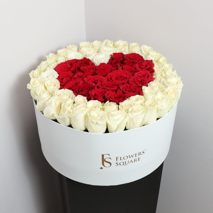 Valentine Roses Box for her