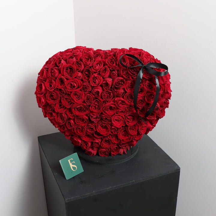 Rose bouquet Valentine 3D Heart 
