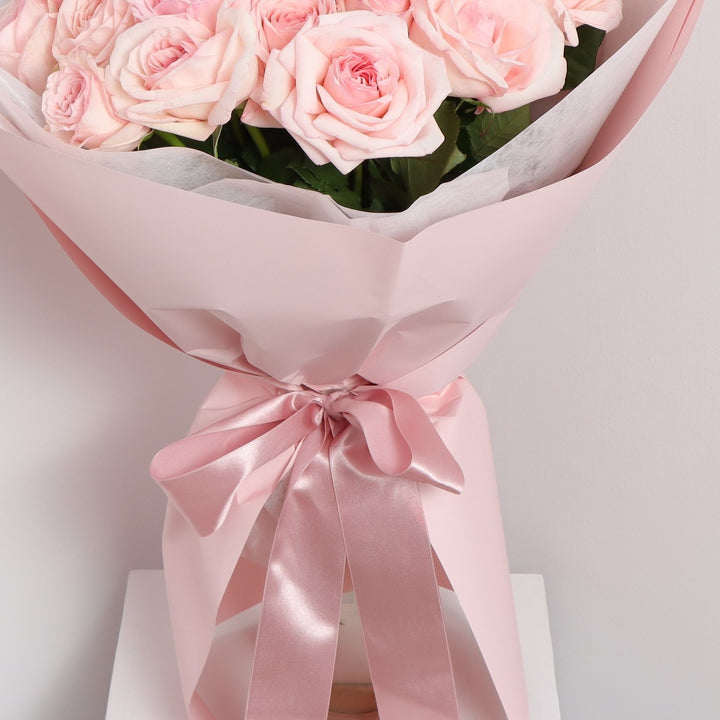 Pink Ohara roses same day delivery