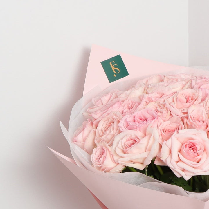 Pink roses best bouquet in Dubai