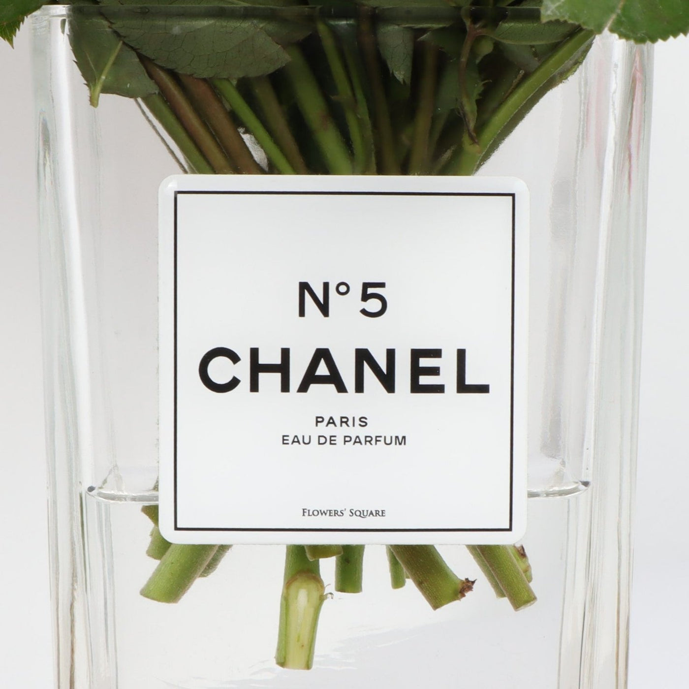 Chanel Pink Rose Vase 10 Stems