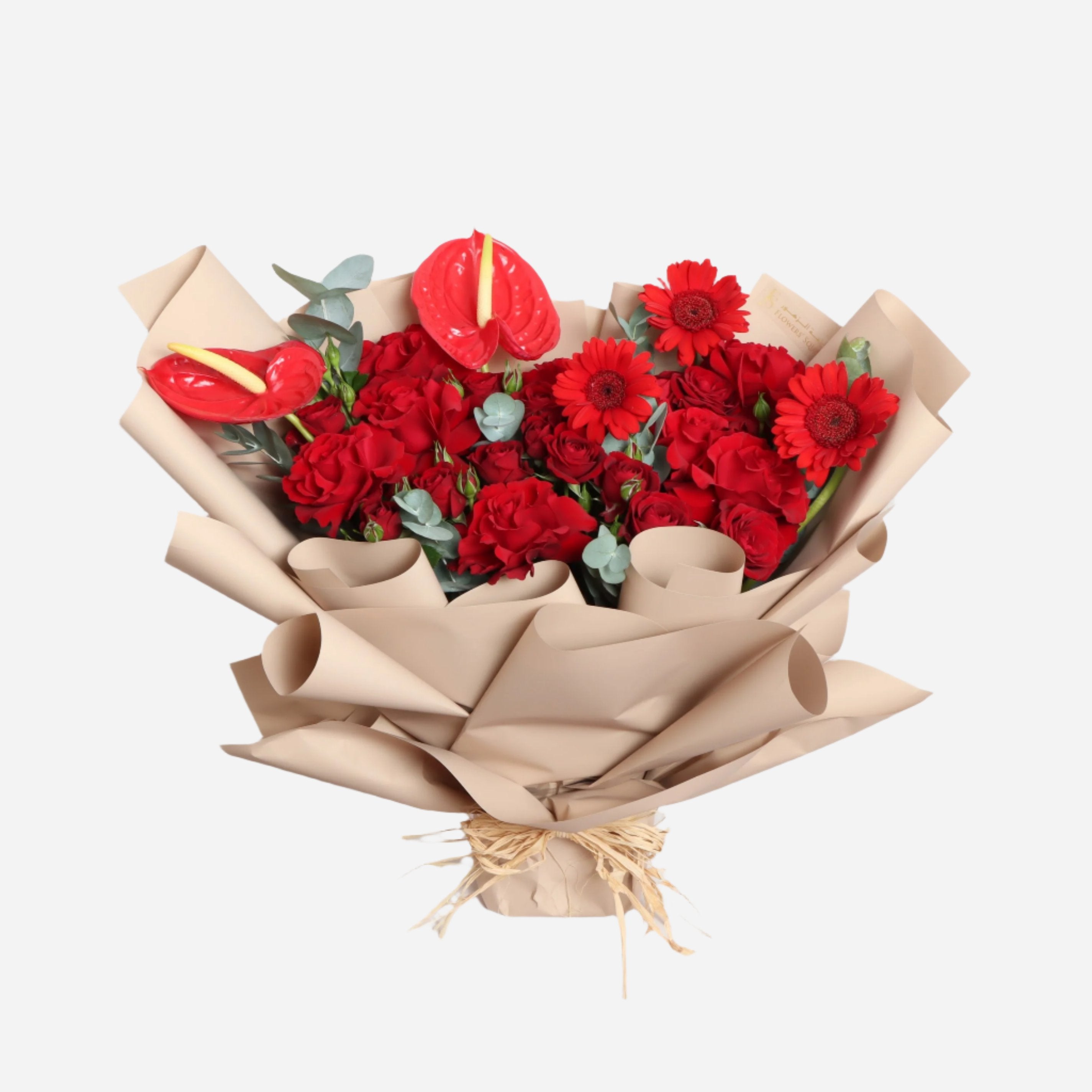 Red Stun Bouquet (50cmx55cm)