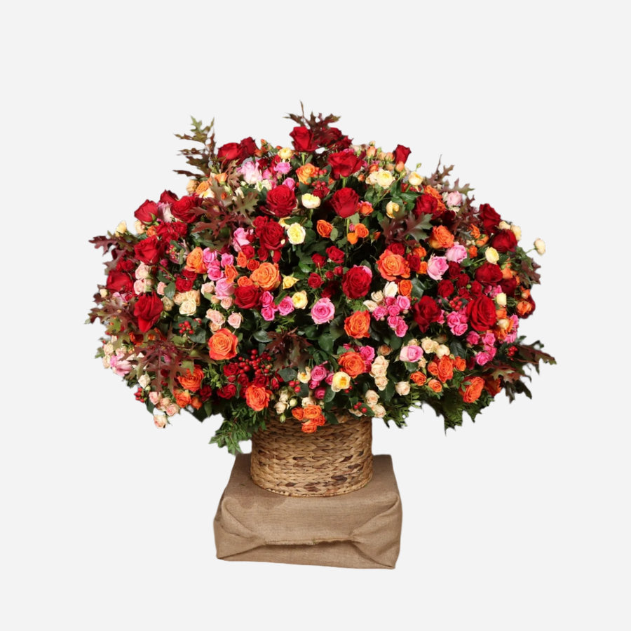 Autumn Flower Basket XXL Exclusive (130cmx140cm)