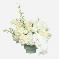 White Orchid Flower Vase (65cmx50cm)