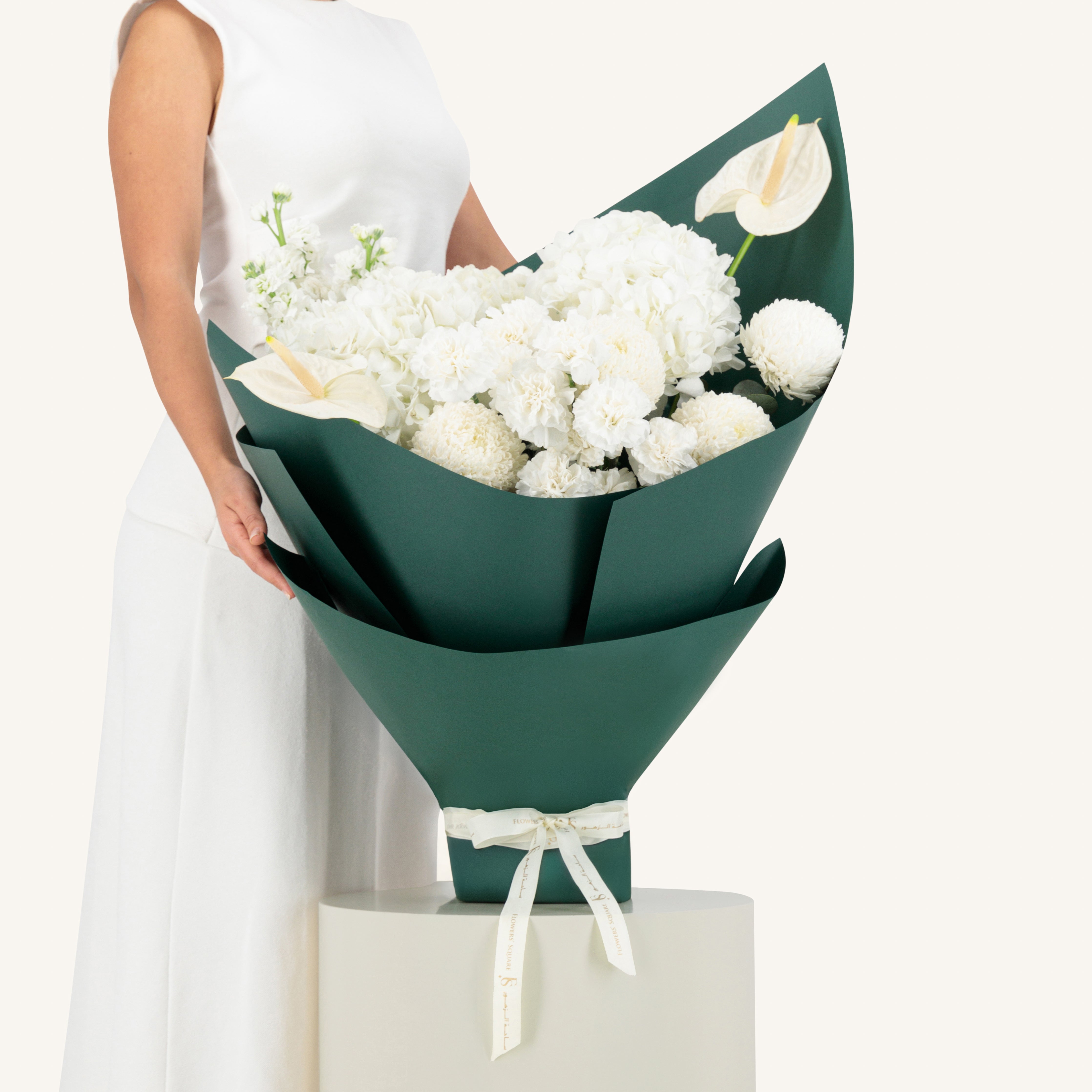 White Mix Bouquet Large