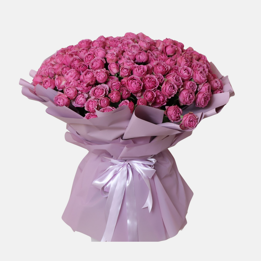 Peony Julieta Roses Bouquet(100cmx95cm)