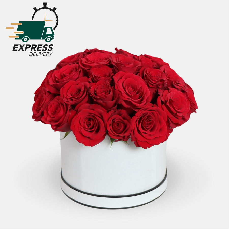 Red Box Roses(35cmx35cm)