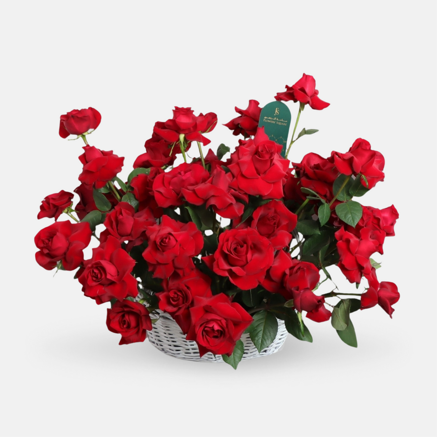 Red Rose Basket(70cmx75cm)