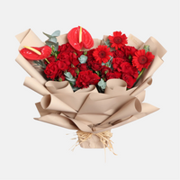 Red Stun Bouquet (50cmx55cm)