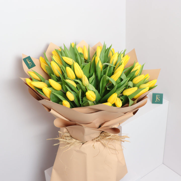 Best Yellow Tulip flowers in Dubai Online