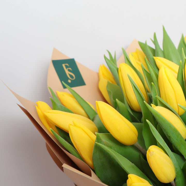 Buy yellow tulip flowers in Dubai