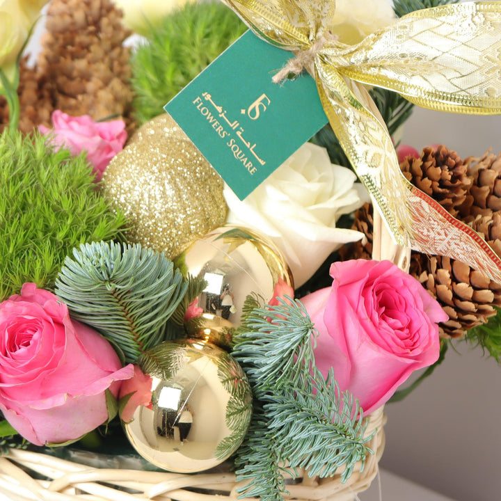 Festive Flower Basket Buy Online