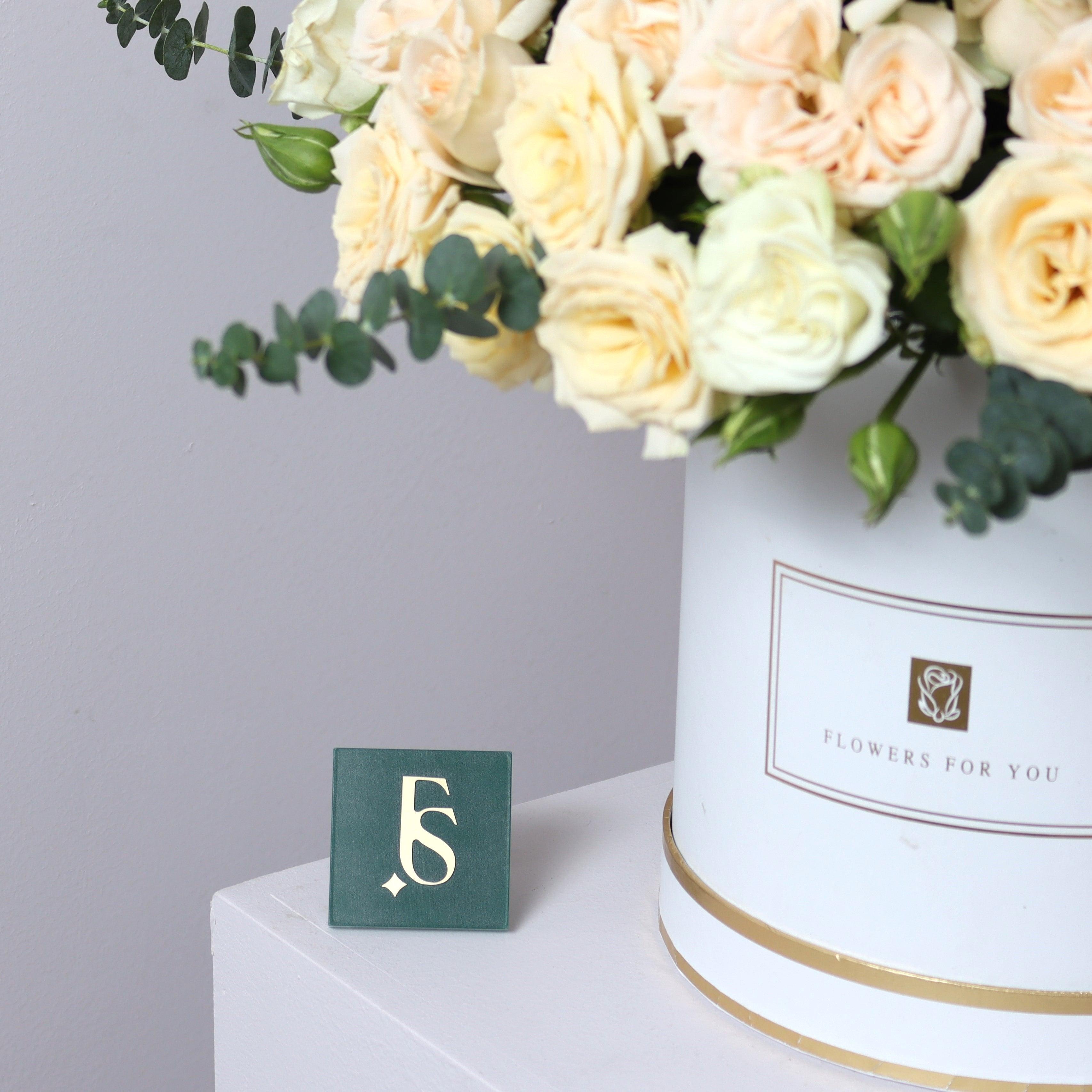 Lite Spirit Flower Box and Assorted Baklava Delivery in Dubai