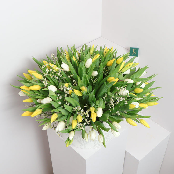 Mix Tulip Box in Flowers Square shop