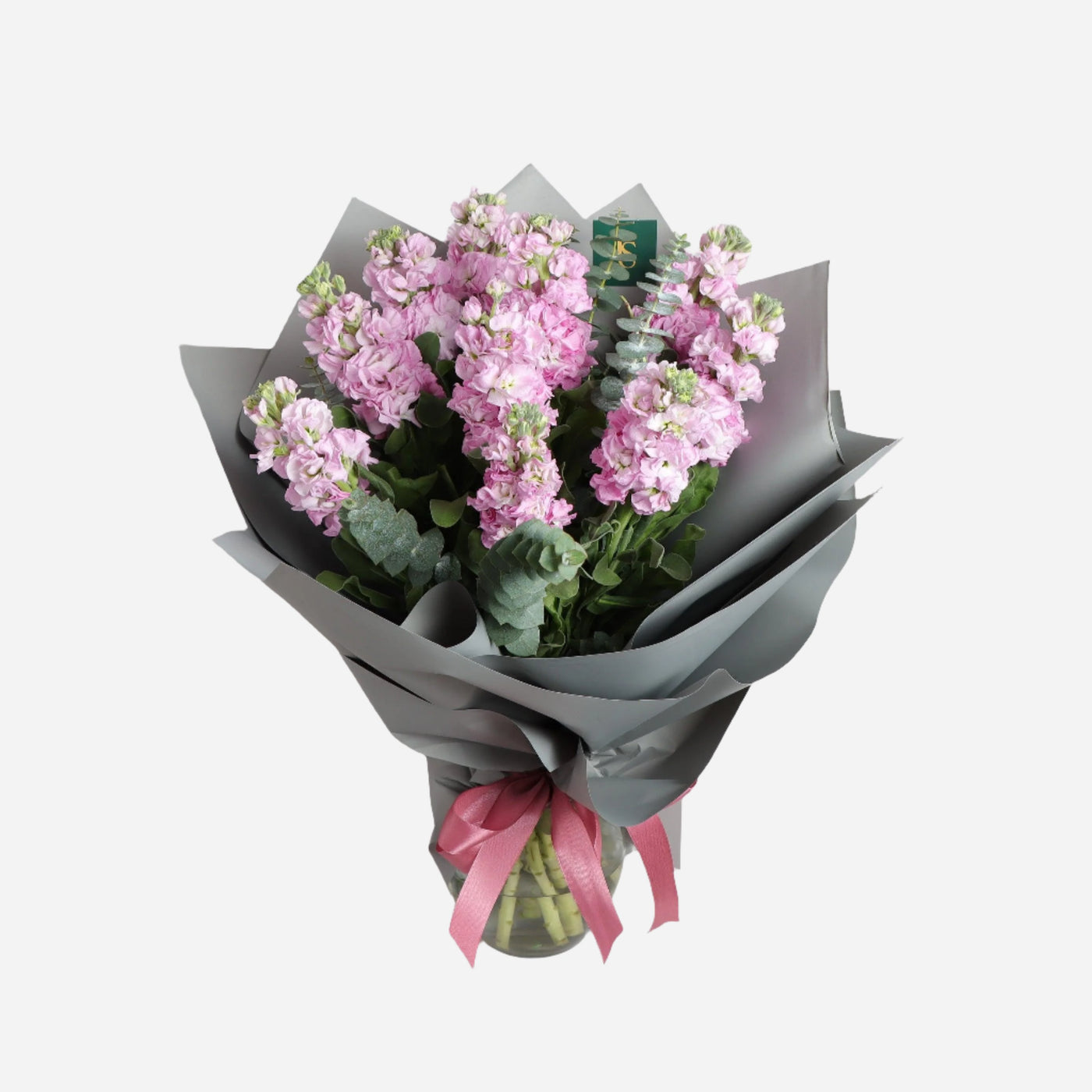 pink matthiola bouquet delivery