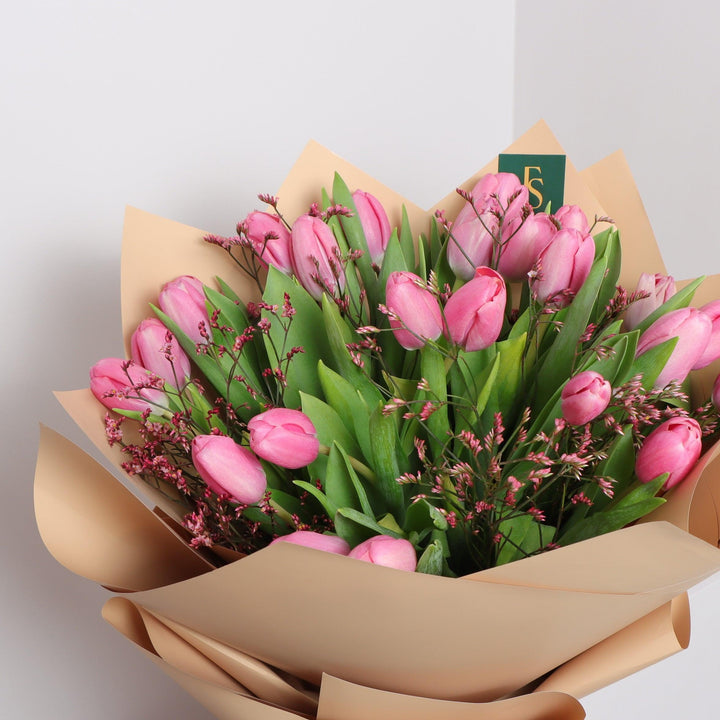 Pink Tulip Flowers in Dubai price