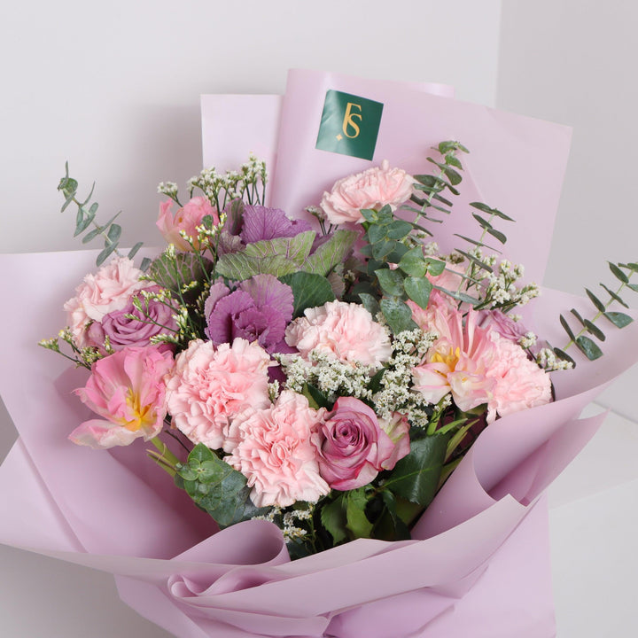 purple and pink flowers online delivery