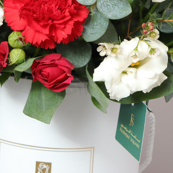 Red and White Flower Box Buy Online