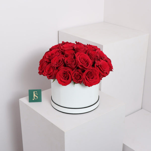 red box valentine roses same day delivery