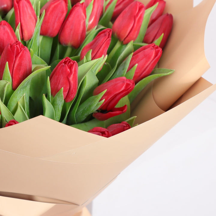 Red Tulips Bouquet  Delivery 