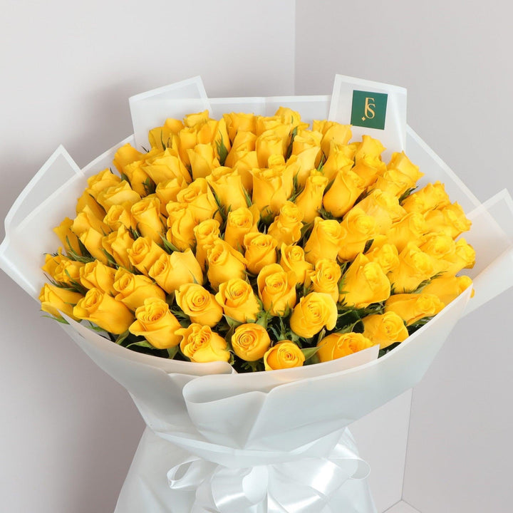 Sunshine Roses Bouquet Buy Online